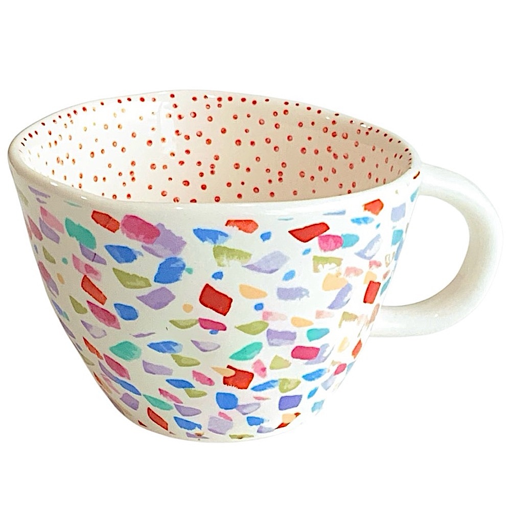 Old Pottery Company Spring Mug Cup Confetti 12oz